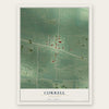 Correll, Minnesota map print, the full design