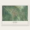 Eitzen, Minnesota map print, the full design