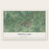 Spring Lake, North Carolina map print, the full design