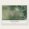 Abercrombie, North Dakota map print, the full design