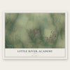 Little River-Academy, Texas map print, the full design