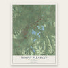 Mount Pleasant, Tennessee map print, the full design