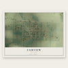 Fairview, Missouri map print, the full design