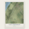 East Carondelet, Illinois map print, the full design