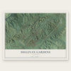 Sullivan Gardens, Tennessee map print, the full design