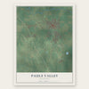 Pauls Valley, Oklahoma map print, the full design