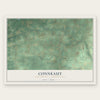 Conneaut, Erie County, Pennsylvania map print, the full design