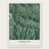 Lexington, New York map print, the full design