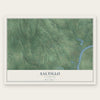 Saltillo, Tennessee map print, the full design