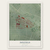 Dolfield, Maryland map print, the full design