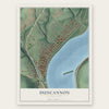 Duncannon, Pennsylvania map print, the full design