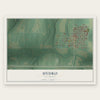 Hydro, Oklahoma map print, the full design