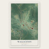 Wallaceton, Pennsylvania map print, the full design