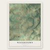 Winterstown, Pennsylvania map print, the full design