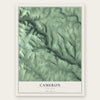 Cameron, New York map print, the full design