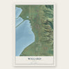 Willard, Utah map print, the full design