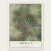 Littlefield, Texas map print, the full design