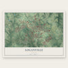 Loganville, Georgia map print, the full design