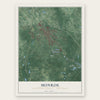 Monroe, Gloucester County, New Jersey map print, the full design