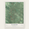 Plaistow, New Hampshire map print, the full design