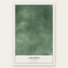 Chapin, Michigan map print, the full design