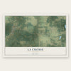 La Crosse, Florida map print, the full design