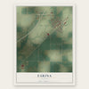 Farina, Illinois map print, the full design