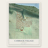 Cammack Village, Arkansas map print, the full design