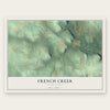 French Creek, Pennsylvania map print, the full design