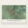 Village of Boonville, New York map print, the full design