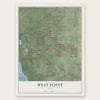 West Point, Utah map print, the full design