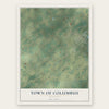 Town of Columbus, Wisconsin map print, the full design