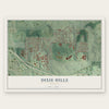 Dixie Hills, Georgia map print, the full design