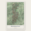 Brookhaven, Georgia map print, the full design