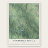 North High Shoals, Georgia map print, the full design