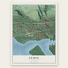 Lyman, Washington map print, the full design