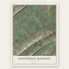 Southwest Madison, Pennsylvania map print, the full design