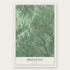 Brilliant, Alabama map print, the full design