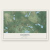 Bauxite, Arkansas map print, the full design