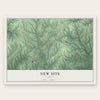 New Site, Alabama map print, the full design