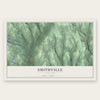 Smithville, New York map print, the full design