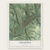 Chilhowie, Virginia map print, the full design
