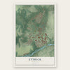 Ettrick, Virginia map print, the full design