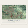 West Haven-Sylvan, Oregon map print, the full design