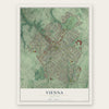 Vienna, Virginia map print, the full design