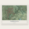 Tierrasanta, California map print, the full design