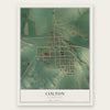 Colton, Washington map print, the full design