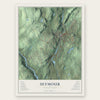Seymour, Connecticut map print, the full design