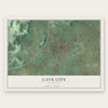 Cave City, Kentucky map print, the full design