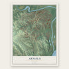 Arnold, Missouri map print, the full design